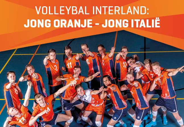 Afbeelding Volleybal interland: Jong Oranje - Jong Italië