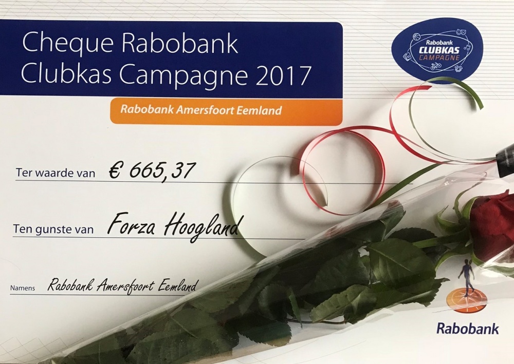 Afbeelding Rabobank Clubkas Campagne levert mooi bedrag op